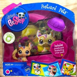 Littlest pet shop  post card pets- Chinchilla